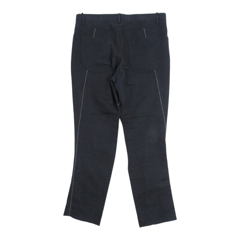 Label Under Construction Contrast Stitch Jeans Size 34