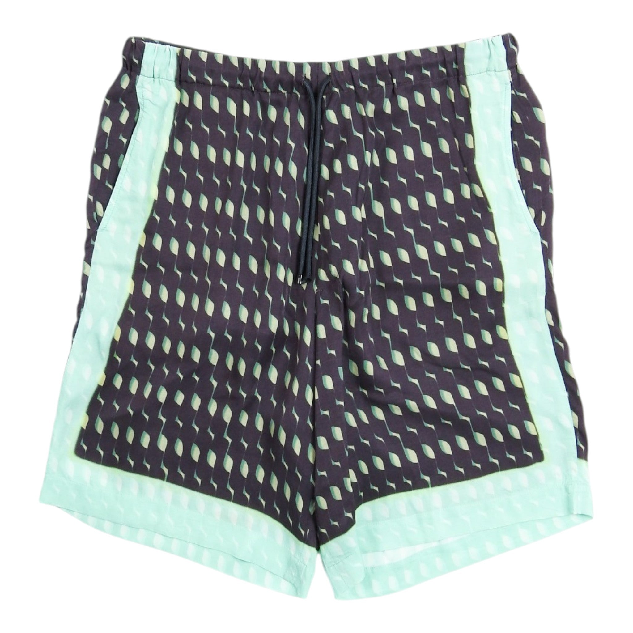 Dries Van Noten Brown/Green Shorts Size 48