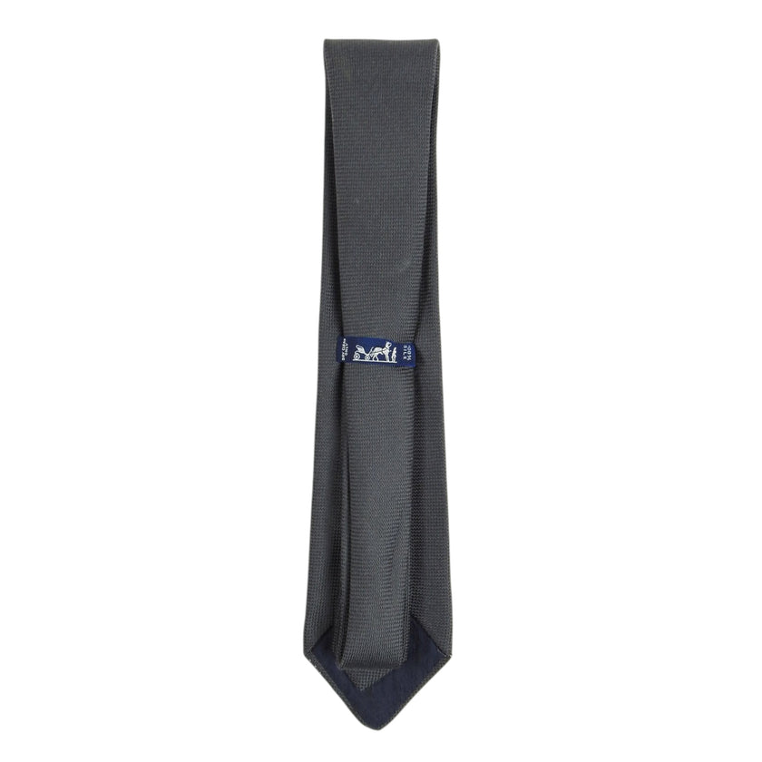 Hermes Dark Grey Tie
