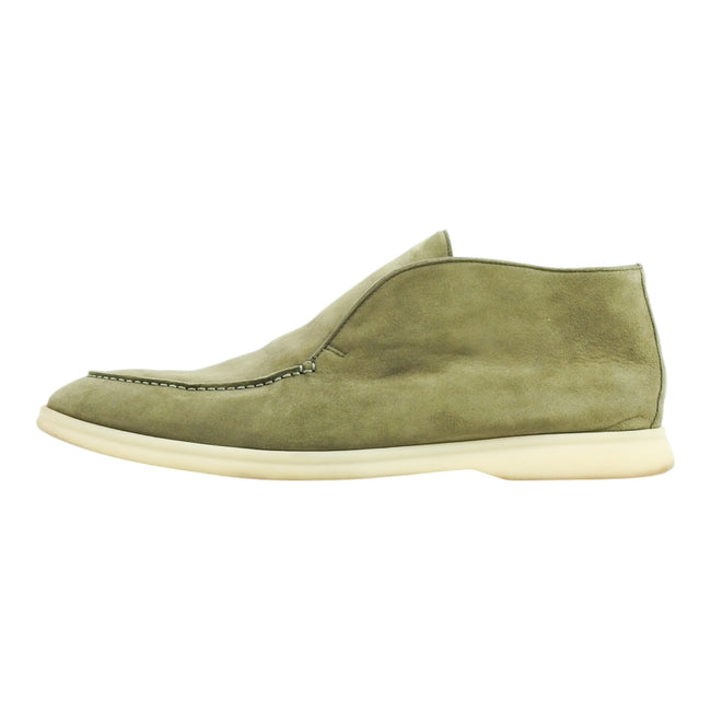 Loro Piana Summer Walk Green Suede Shoe Size 45