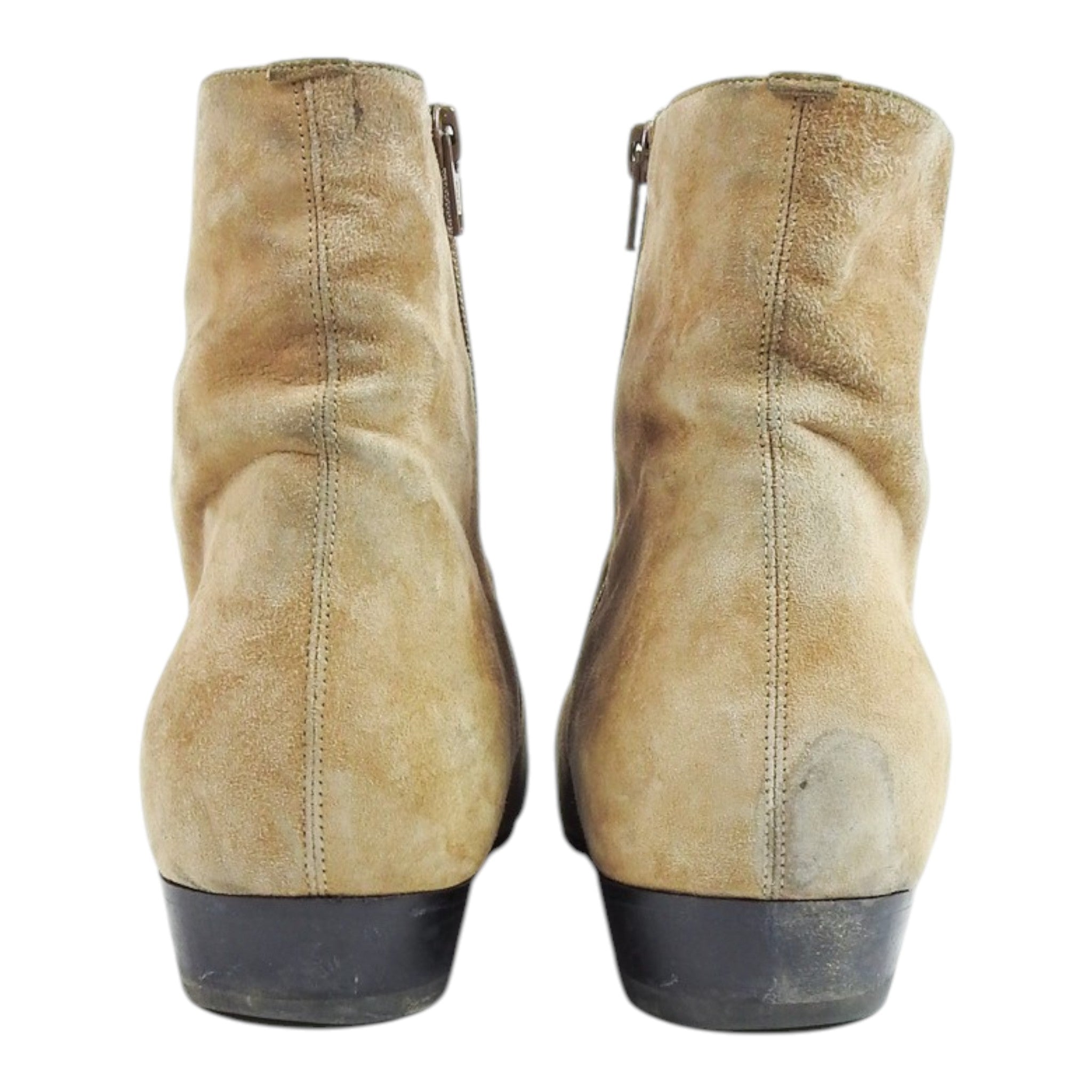 Saint Laurent Paris Suede Ankle Boots Size 44