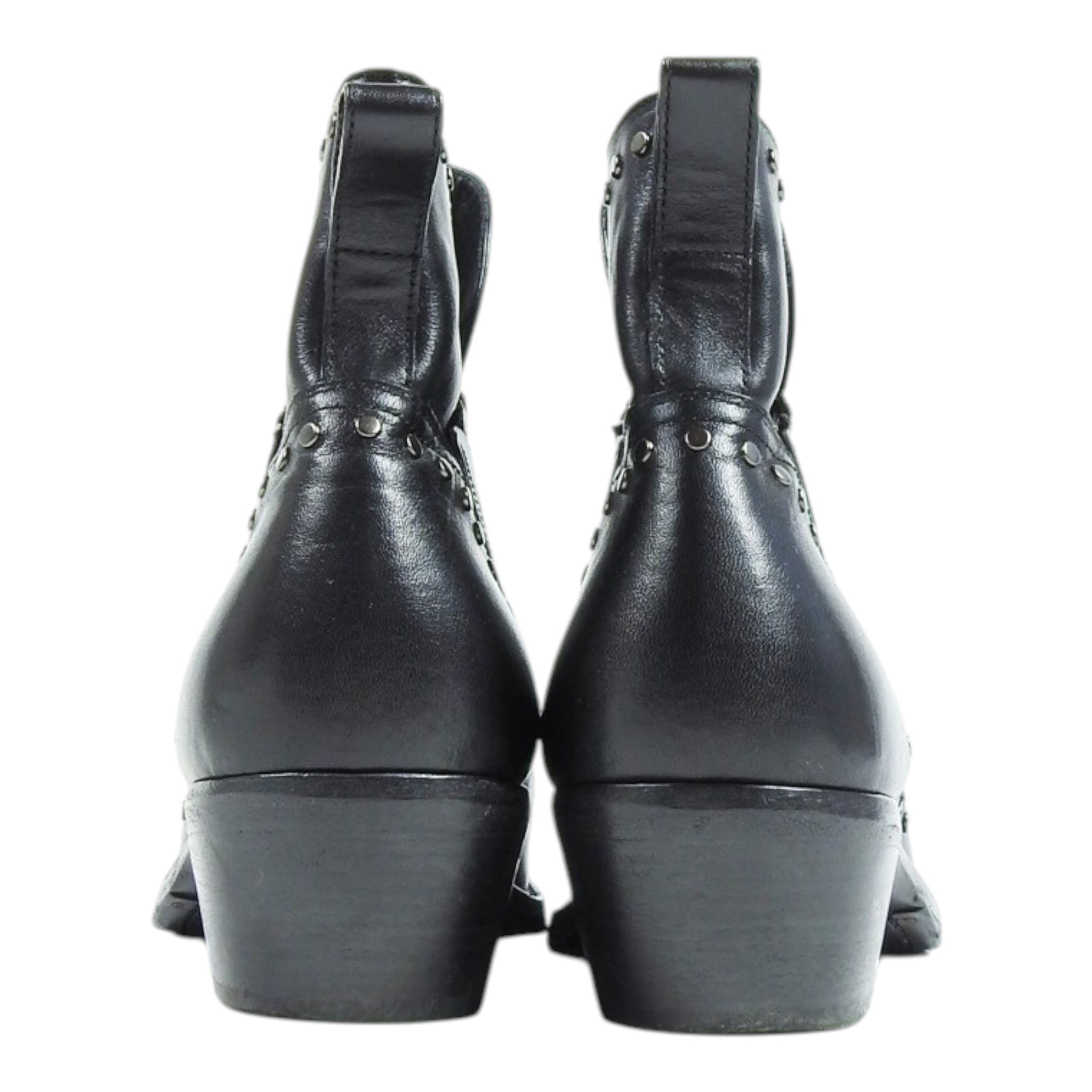 Saint Lauren Paris Studded Ankle Boots Size 44