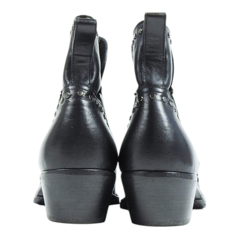 Saint Lauren Paris Studded Ankle Boots Size 44