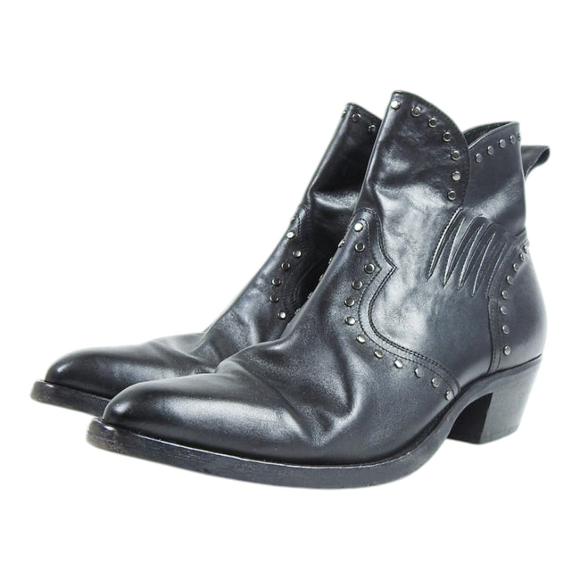 Saint Lauren Paris Studded Ankle Boots Size 44