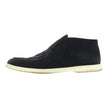 Loro Piana Summer Walk Black Suede Shoe Size 45