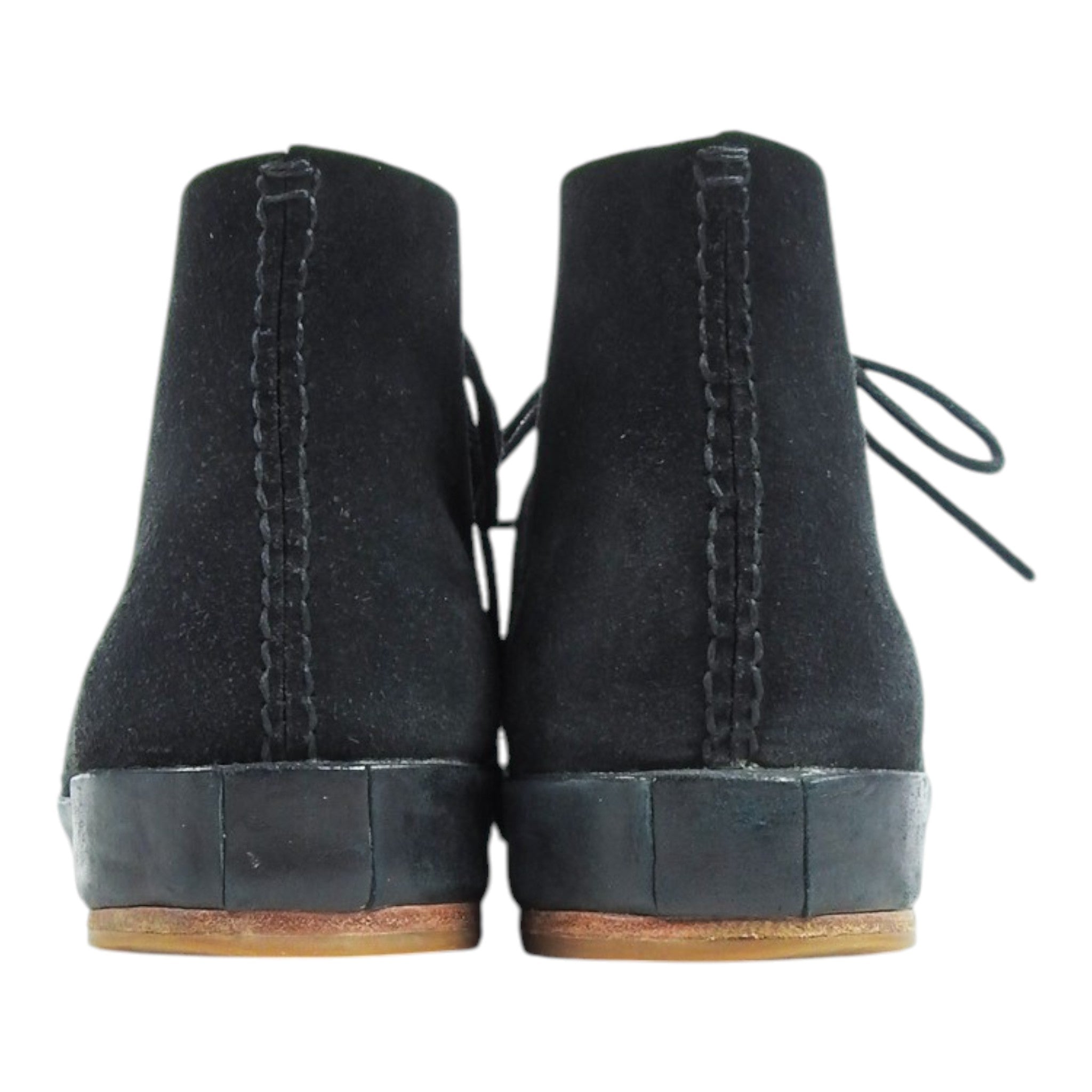 Feit Black Lace Up Shoes Size 45