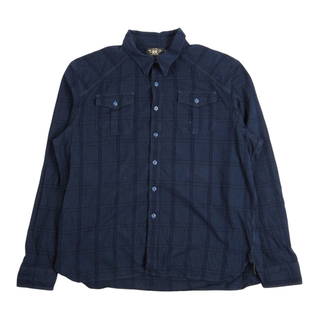 Double RL Flannel Shirt Size 2XL