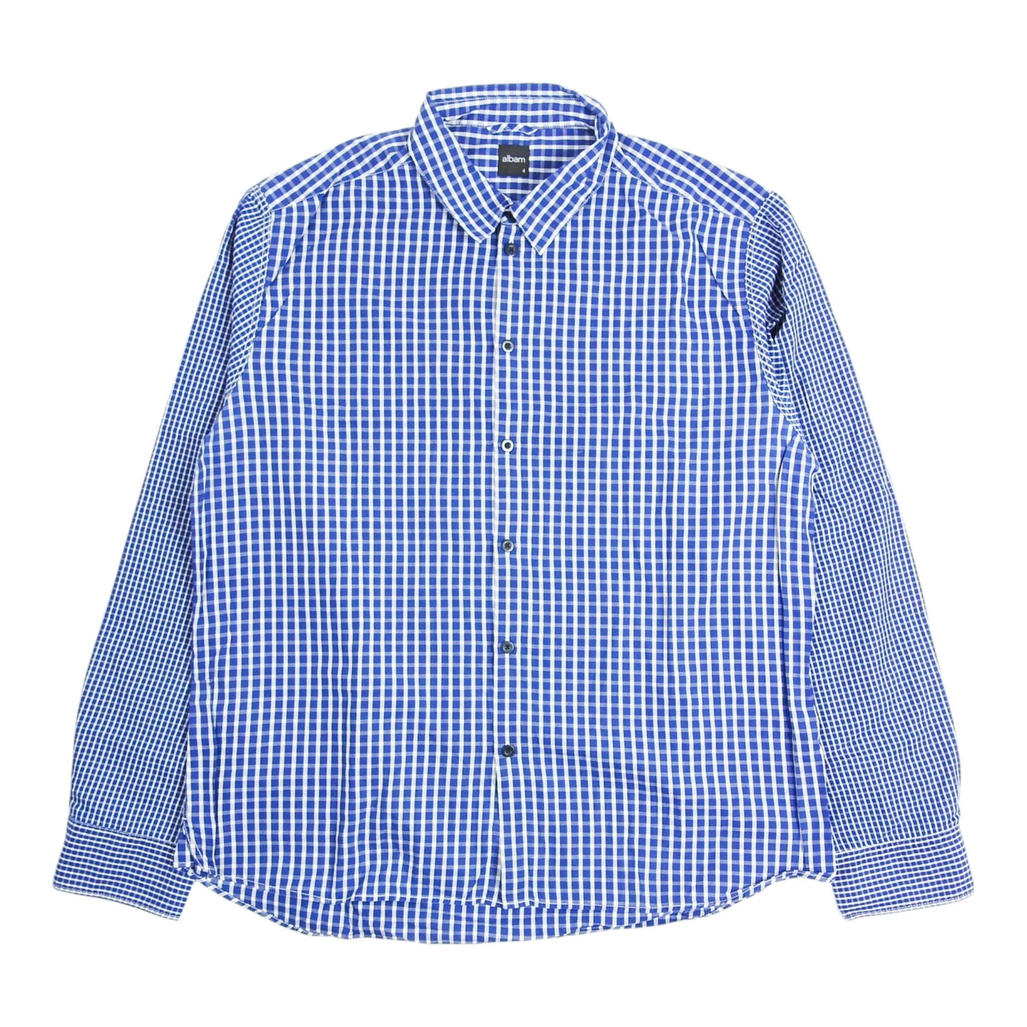 Albam Blue Check Shirt Size 4