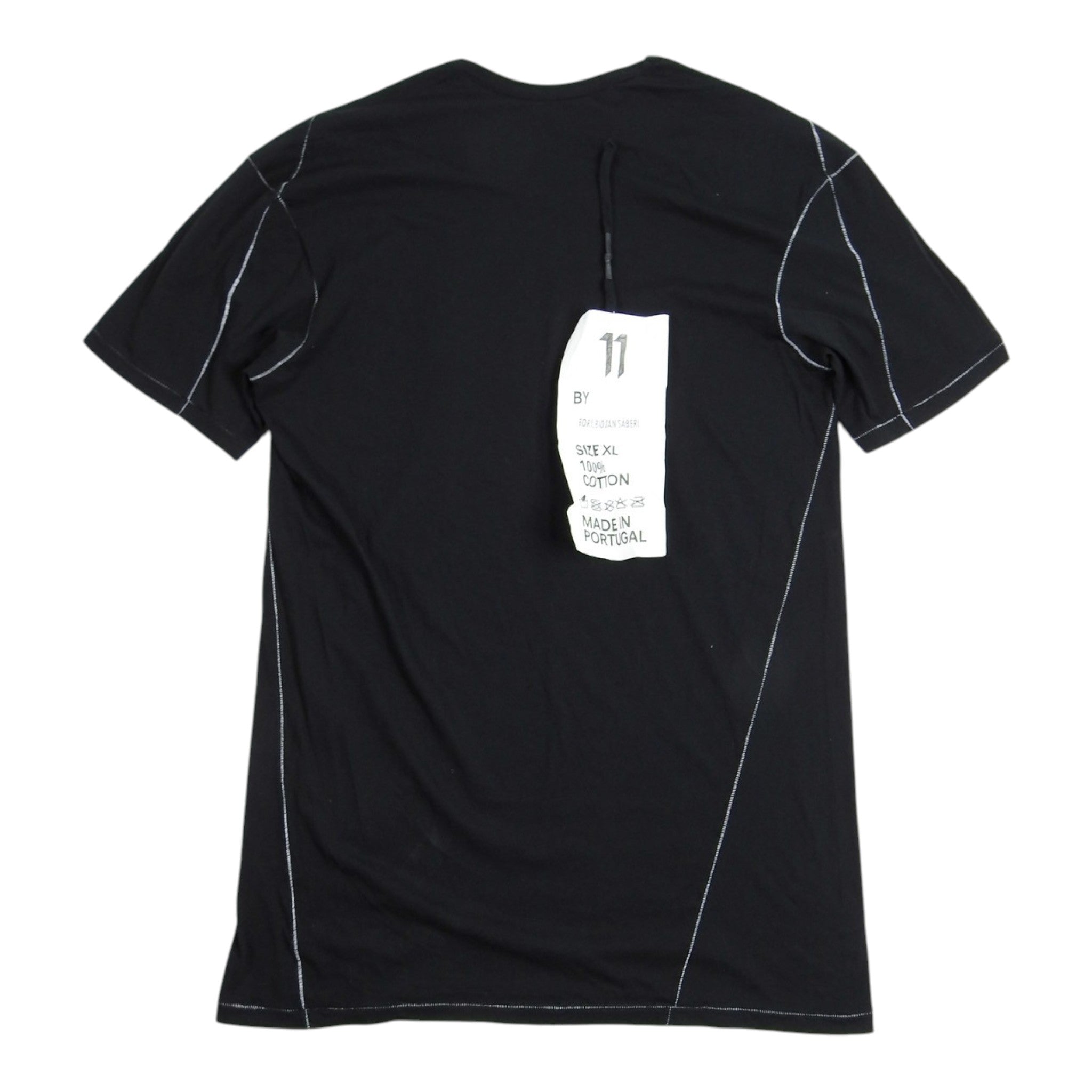 11 by Boris Bidjan Contrast Stitch T-Shirt Size XL