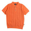 Stussy Knit SS Polo Shirt Size Small