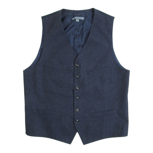 John Varvatos Animal Print Waistcoat Size 48