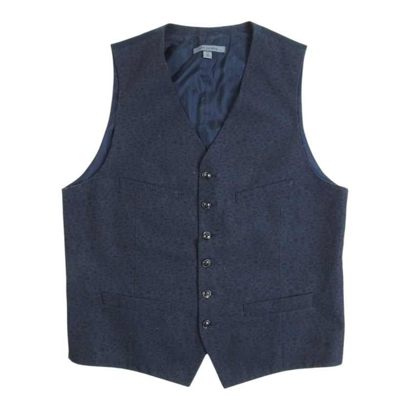 John Varvatos Animal Print Waistcoat Size 48