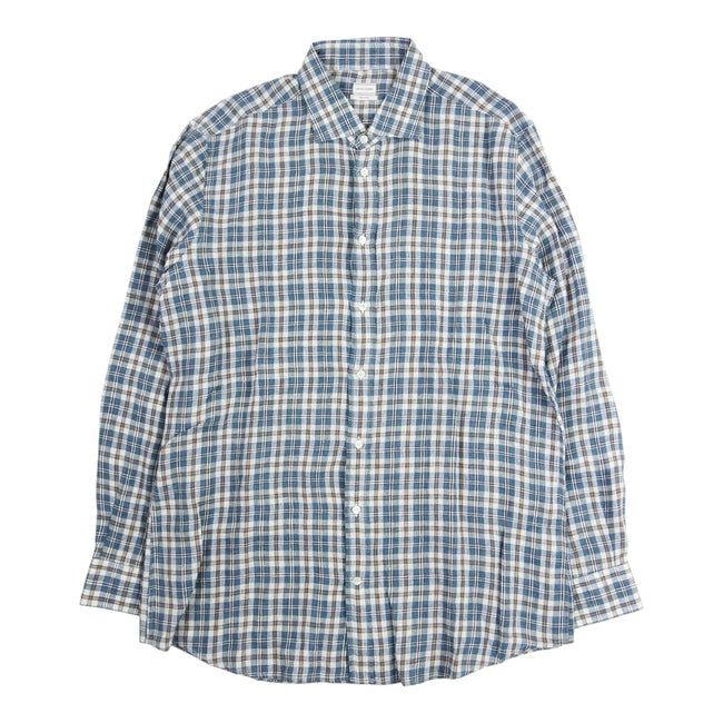 Luciano Barbera Linen Shirt Size XL