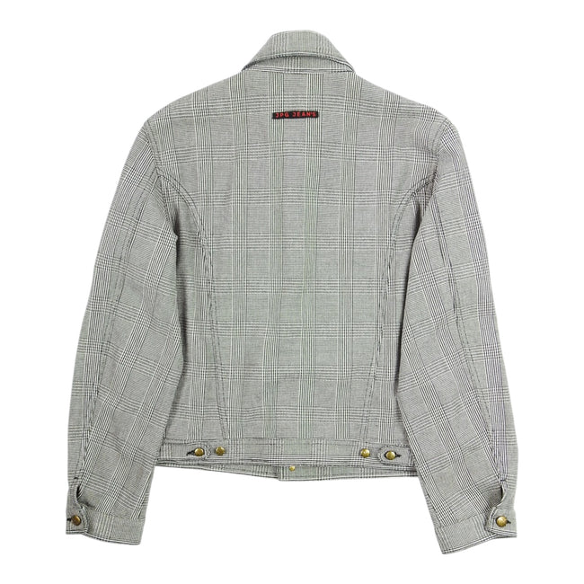 Jean Paul Gaultier Jeans Houndstooth Jacket Size Unmarked