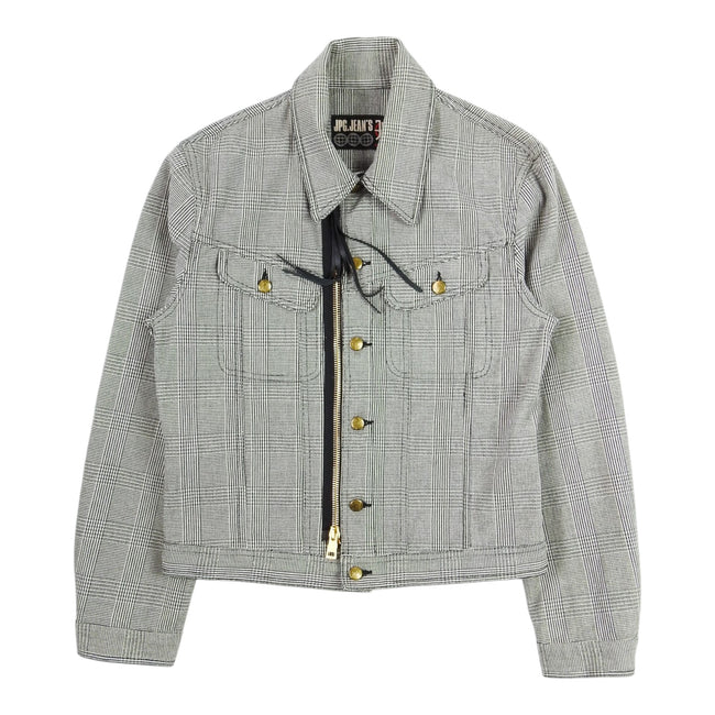 Jean Paul Gaultier Jeans Houndstooth Jacket Size Unmarked