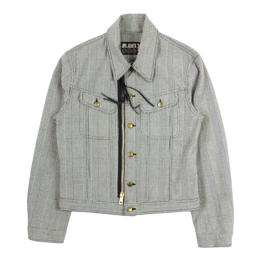 Jean Paul Gaultier Jeans Houndstooth Jacket Size Unmarked