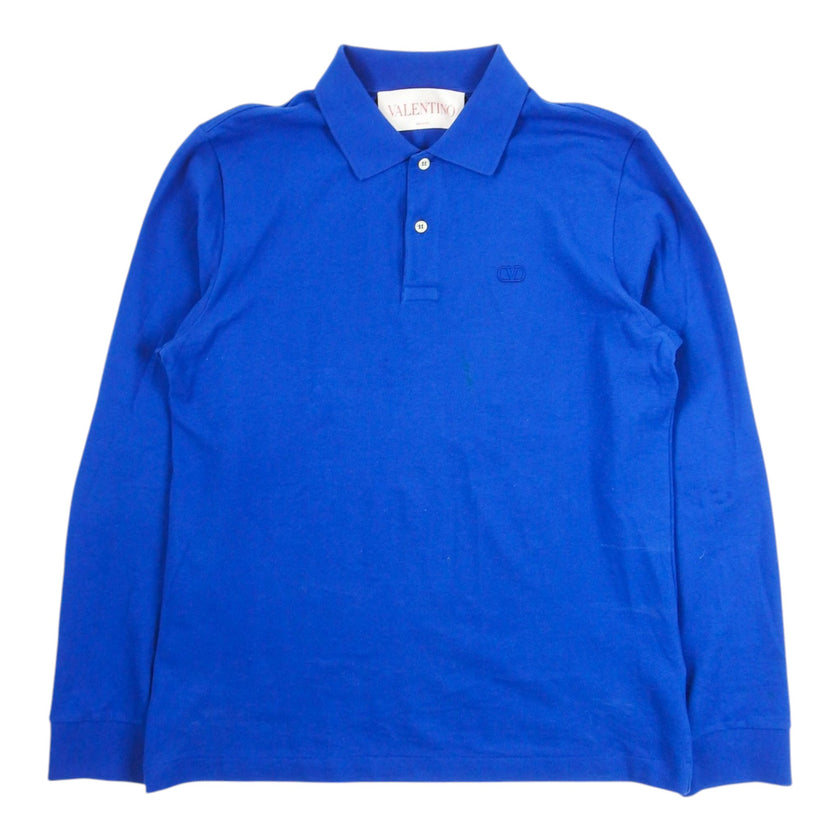 Valentino Pique LS Polo Shirt Size XL