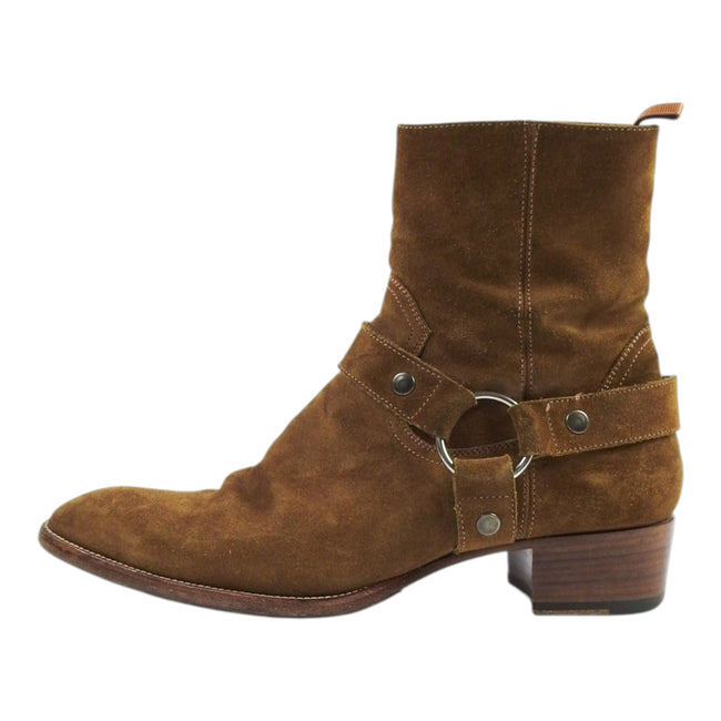 Saint Laurent Paris Wyatt Harness Boots Size 43