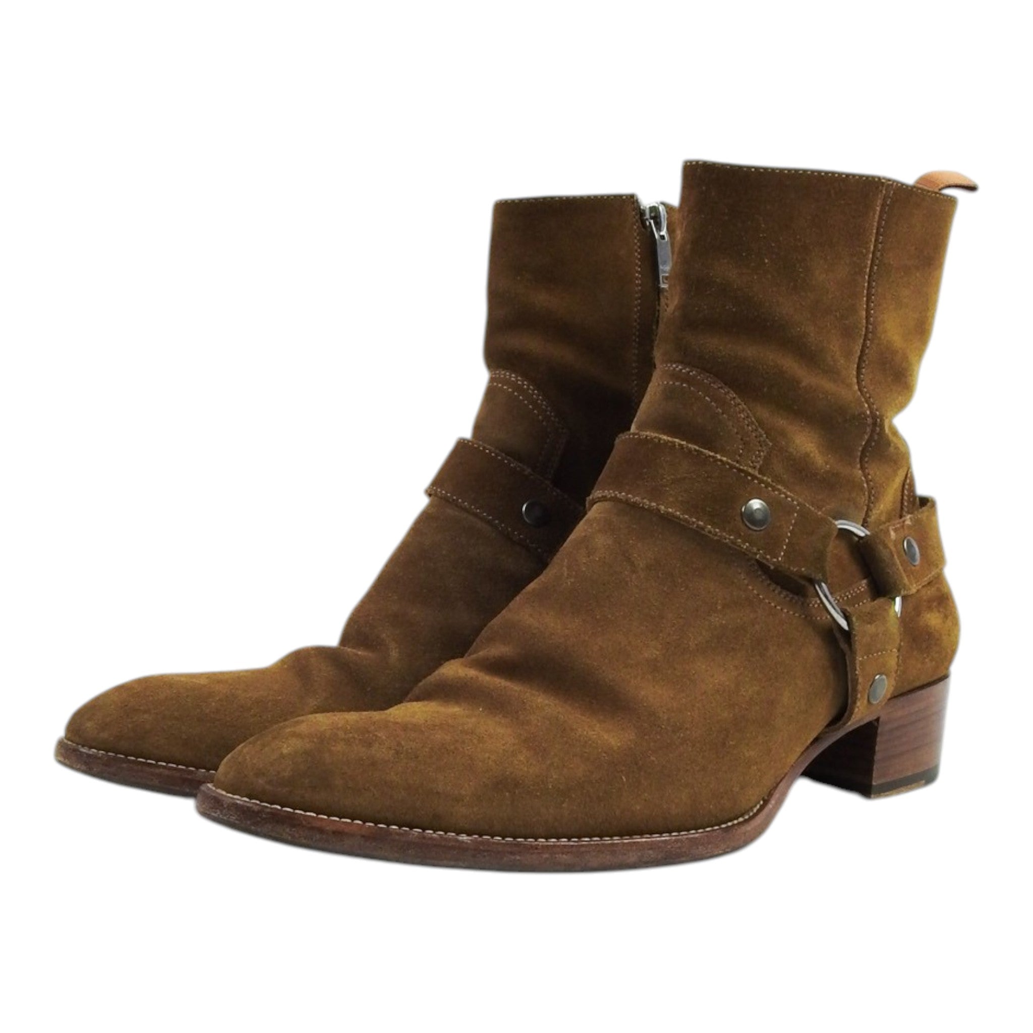 Saint Laurent Paris Wyatt Harness Boots Size 43