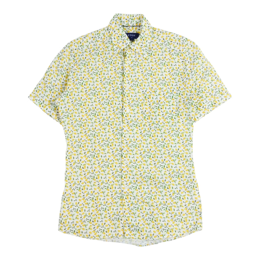 Eton Lemon SS Shirt Size Small
