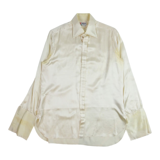 Turnbull & Asser Silk Dress Shirt Size Unmarked