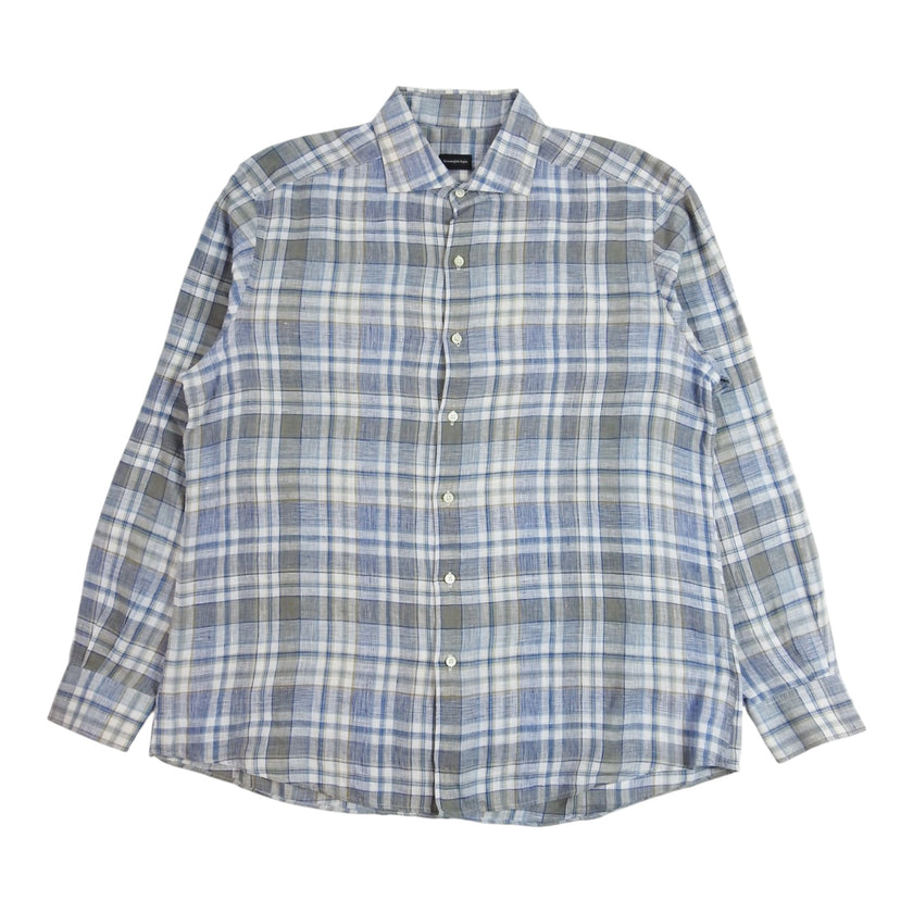 Ermenegildo Zegna Linen Shirt Size 2XL