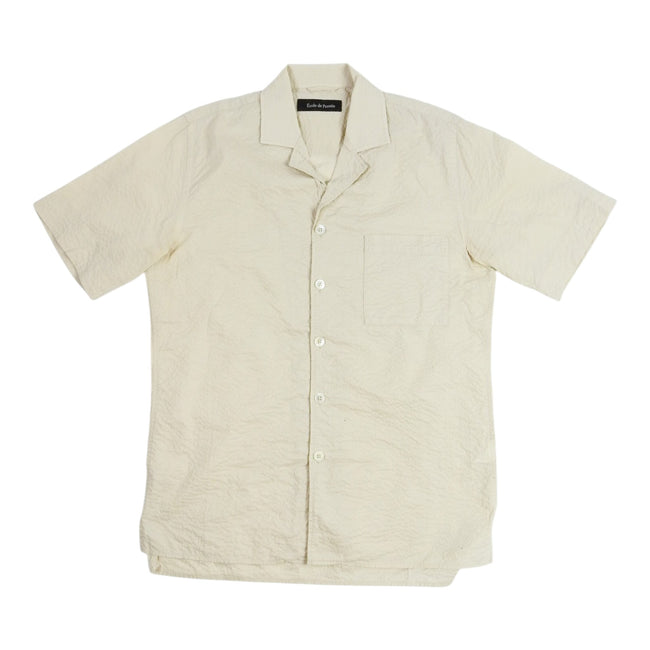 Ecole de Pensee Camp Collar SS Shirt Size 48