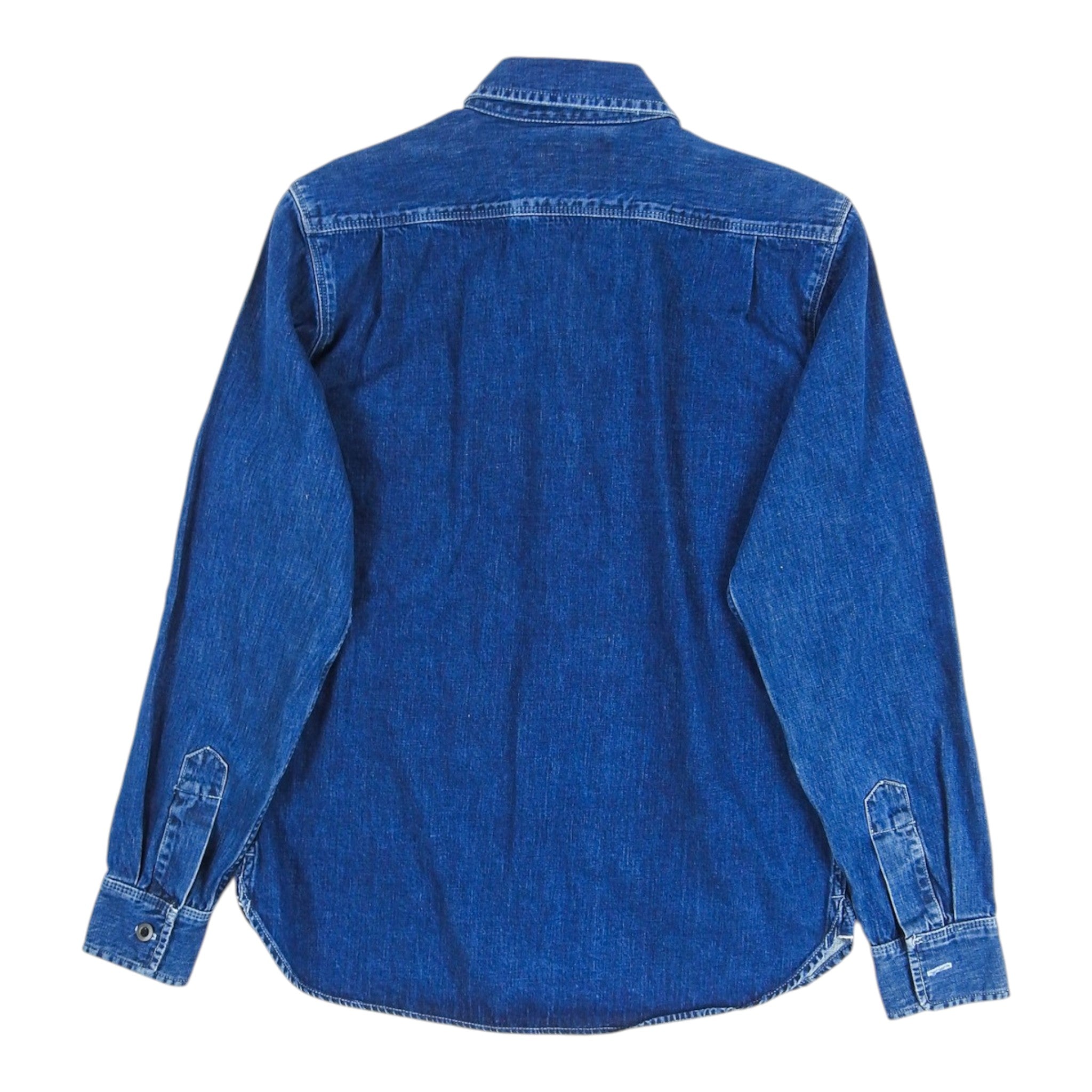Freenote Cloth Dark Wash Denim Shirt Size Small