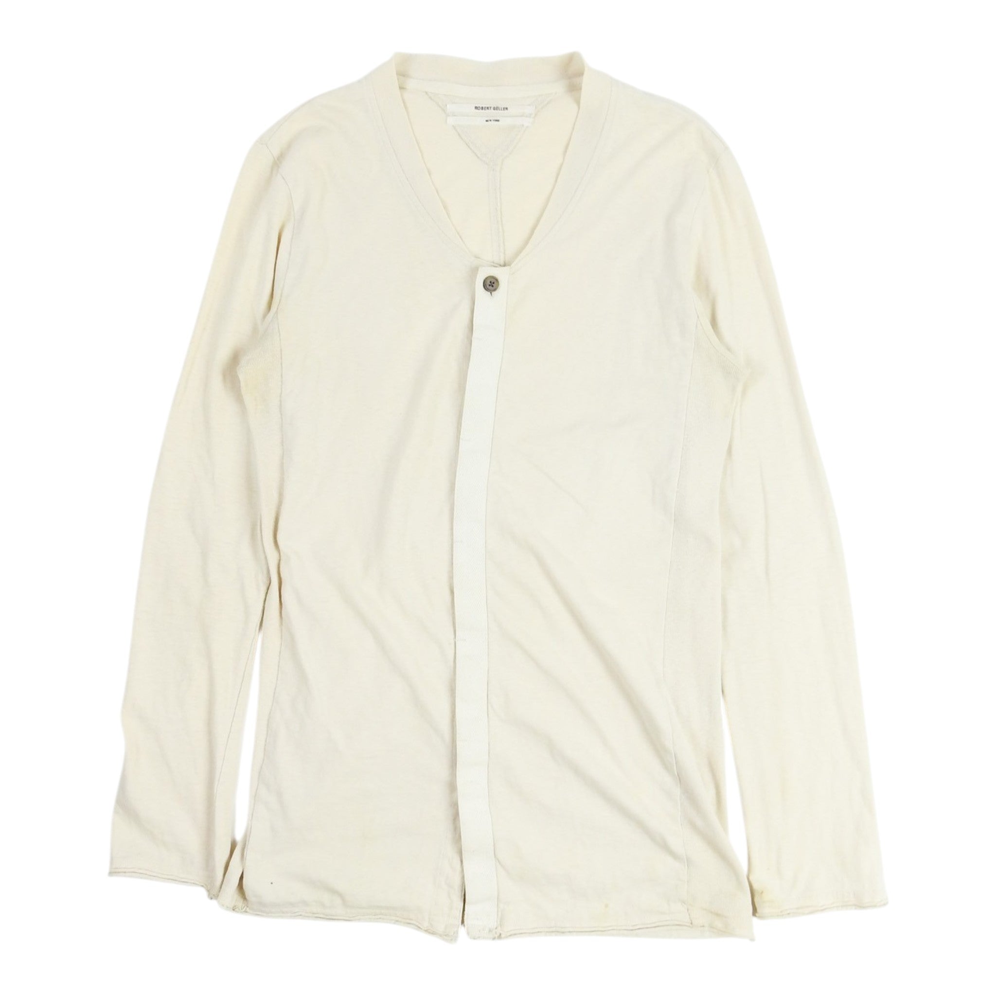 Robert Geller Button Up Sweatshirt Size 48