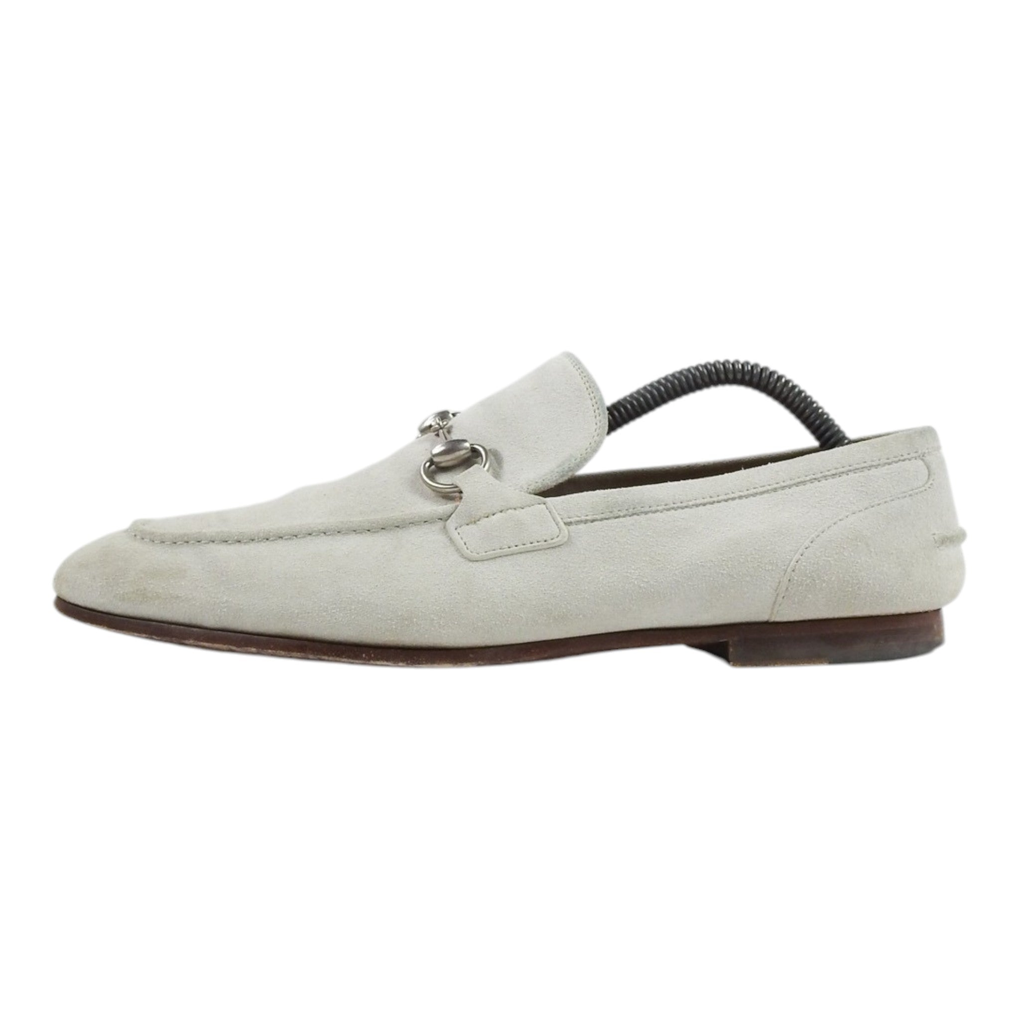 Gucci White Suede Loafers Size 9