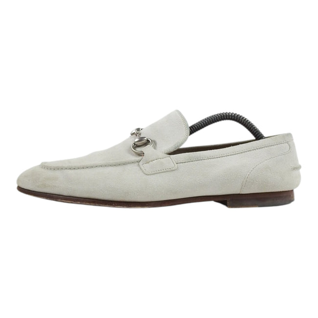 Gucci White Suede Loafers Size 9
