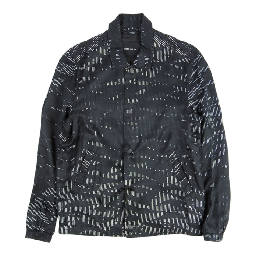 Wings + Horns Coach Jacket Size Medium