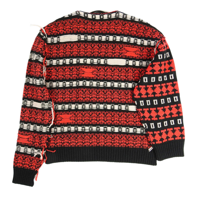 CK205W39NYC Frayed Oversized Sweater Size Small