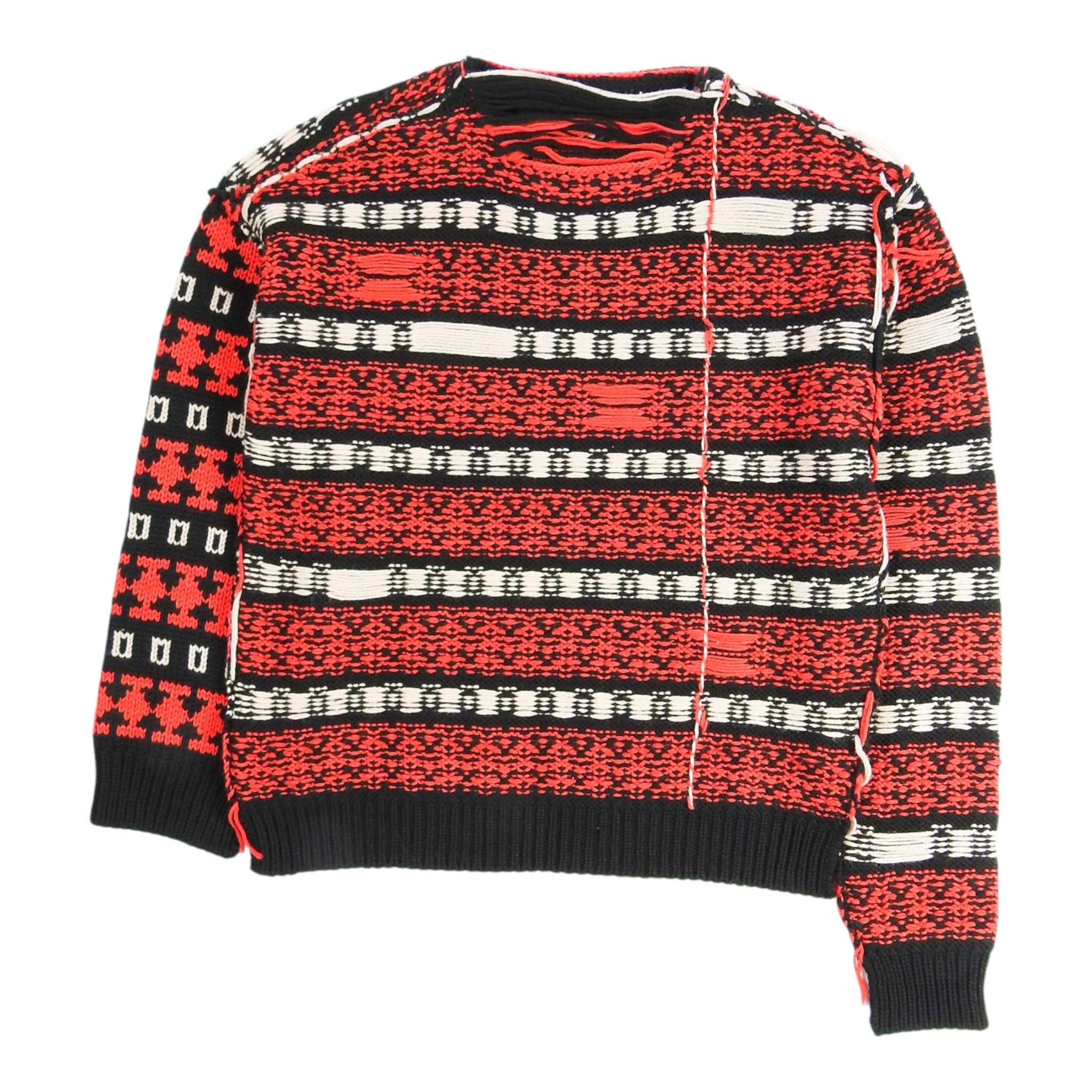 CK205W39NYC Frayed Oversized Sweater Size Small