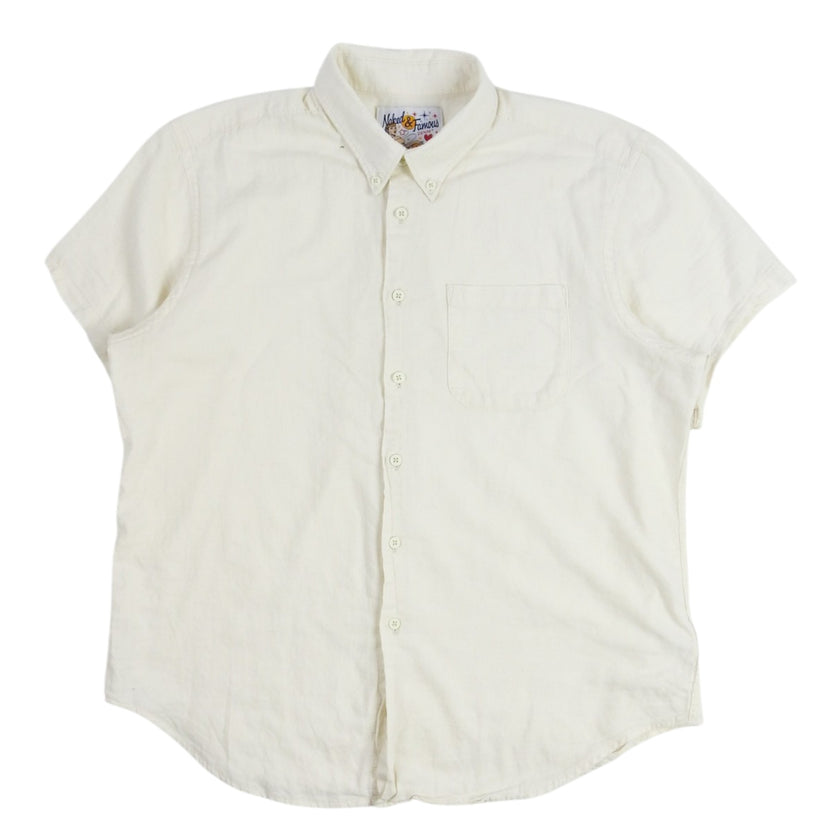 Naked & Famous Camp Collar SS Shirt Size XL