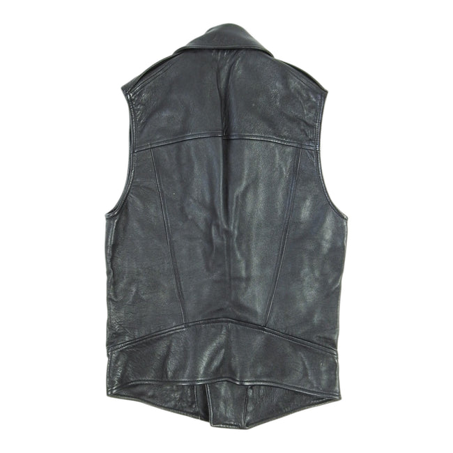 Gareth Pugh Leather Biker Vest Size 46