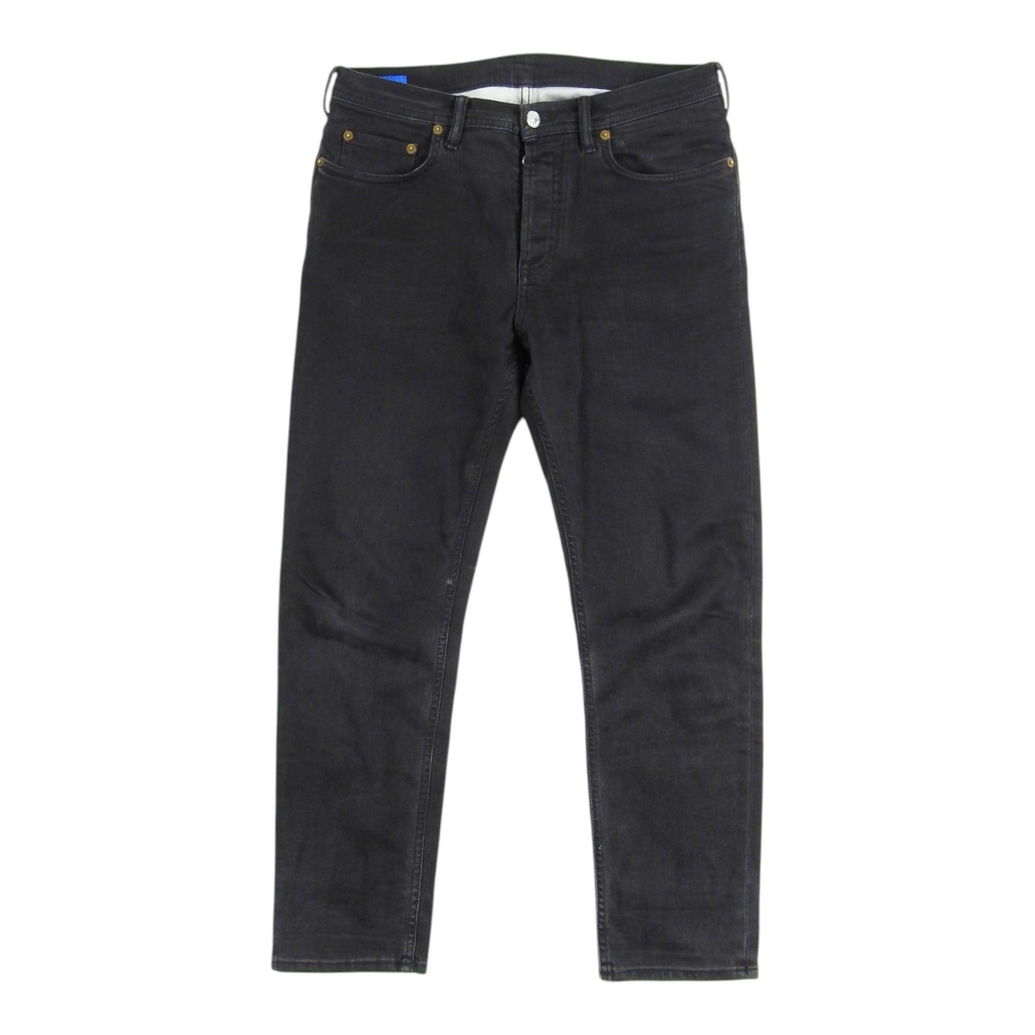 Acne Studios Bla Konst Black River Used Jeans Size 30