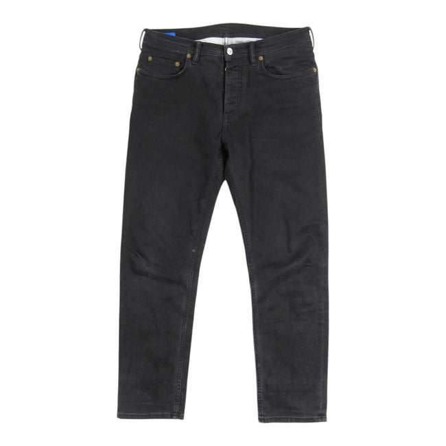 Acne Studios Bla Konst Black River Used Jeans Size 30