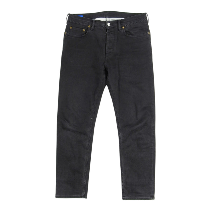 Acne Studios Bla Konst Black River Used Jeans Size 30