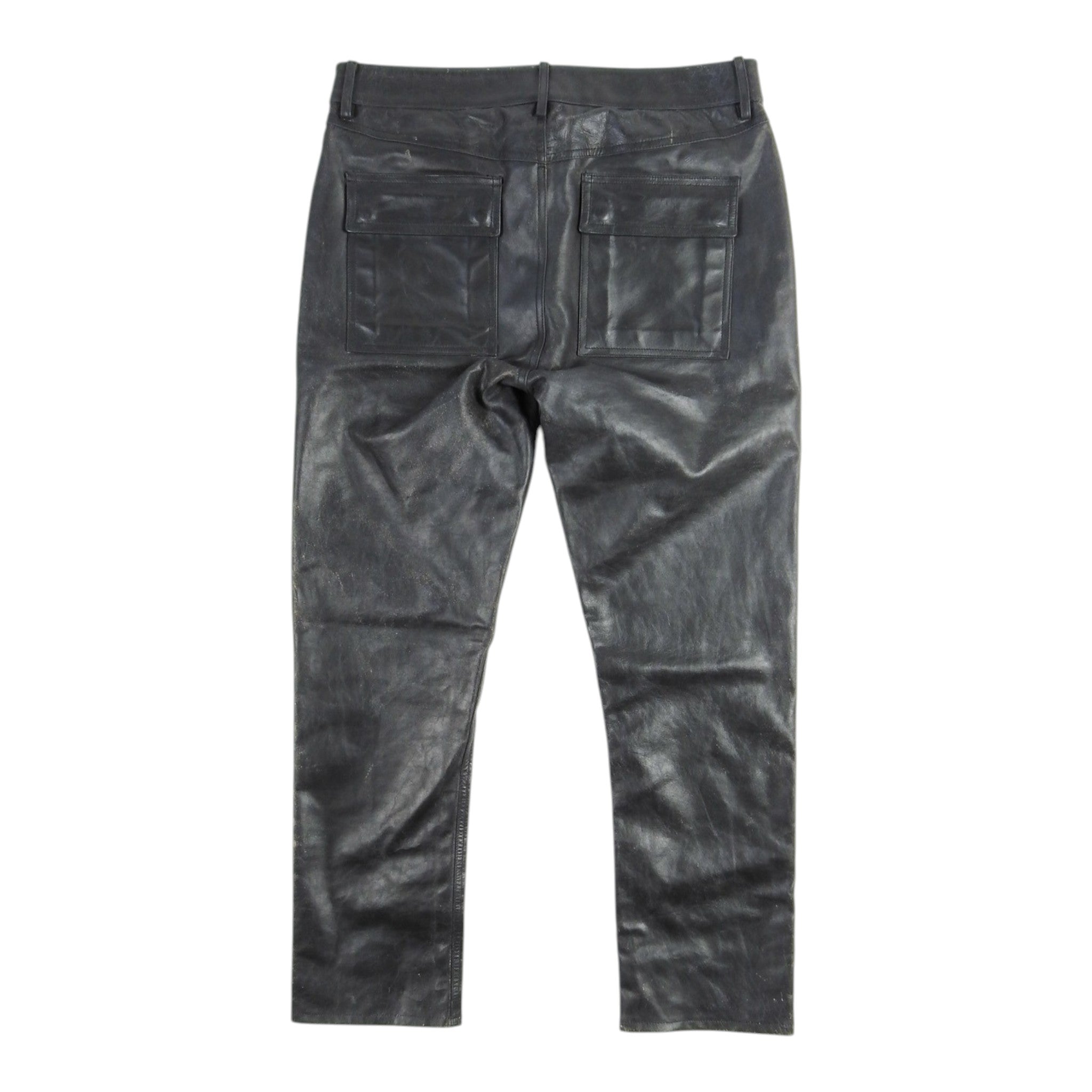 Rick Owens Tyrone Leather Pants Size 50