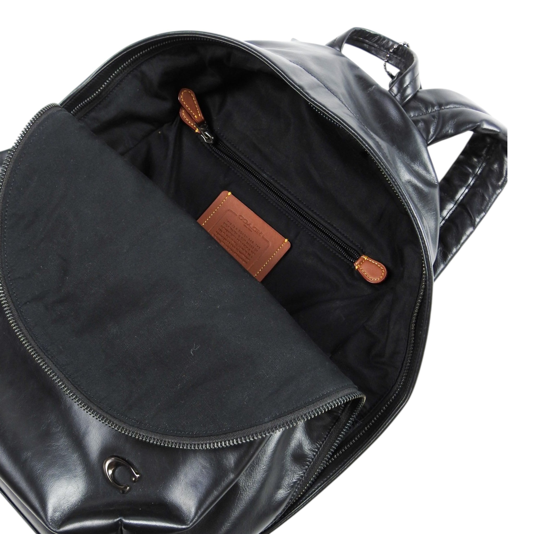 Coach Leather Backpack One Size