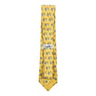 Hermes Yellow Horses Tie