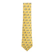 Hermes Yellow Horses Tie