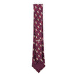 Hermes Maroon Striped Tie