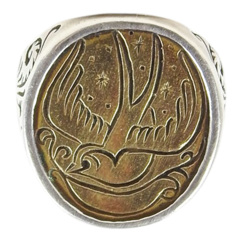 LHN Sparrow Signet Ring Size 10.5