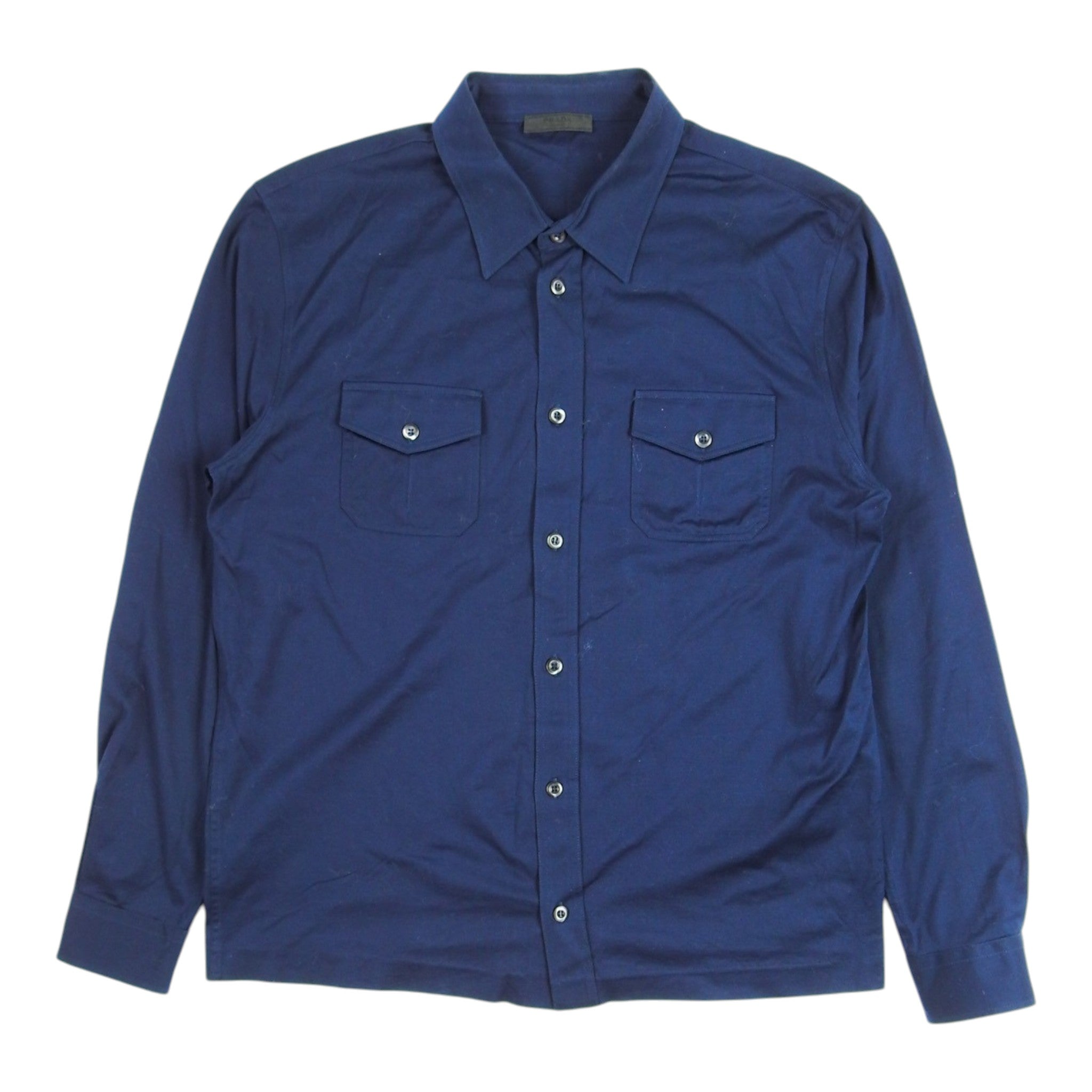 Prada Navy Shirt Shirt Size M/L