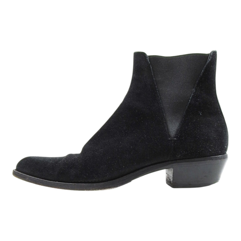 Saint Laurent Paris Suede Chelsea Boots Size 45