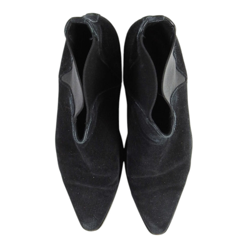 Saint Laurent Paris Suede Chelsea Boots Size 45