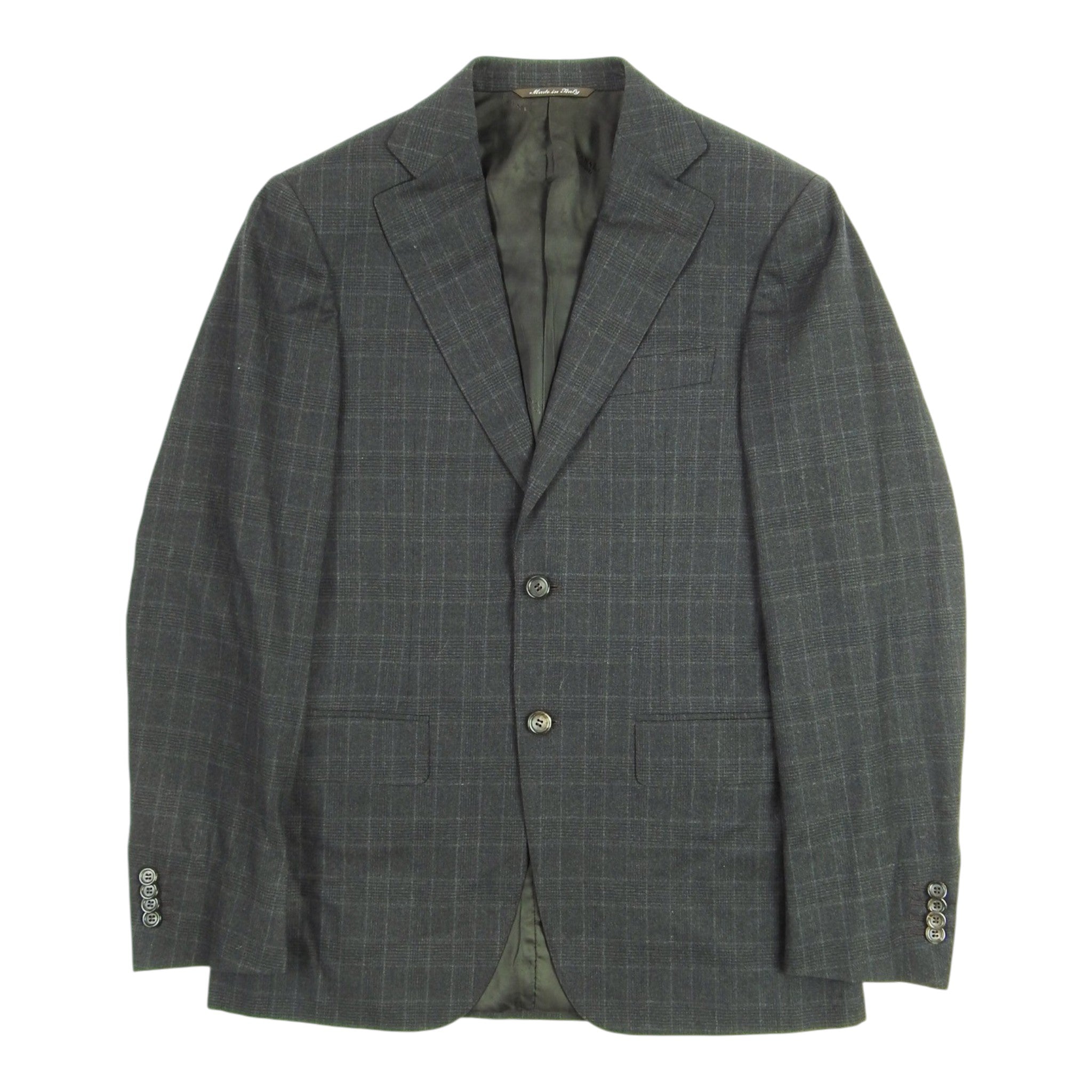 Canali Check 2 Piece Suit Size 46