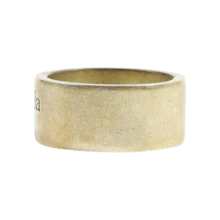 Maison Margiela Sterling Silver Logo Ring Size 9